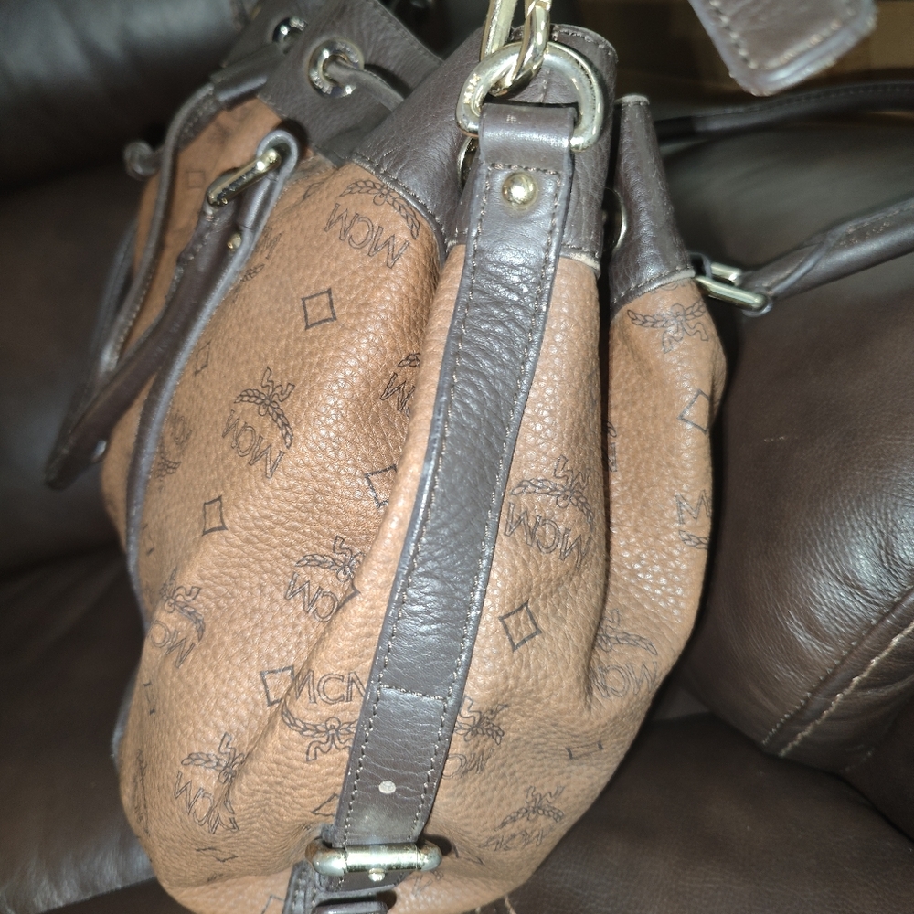 Authentic MCM  Drawstrings Two Way Bag - Picture 11 of 16